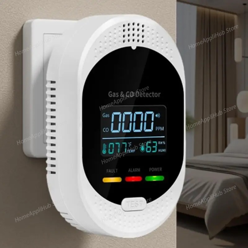 Co Detector Plug - كاشف 4 في 1 مع درجة