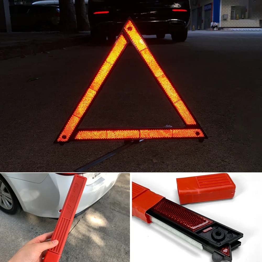 Emergency Exit Sign - حامل ثلاثي القوائم للسيارة، علامة توقف