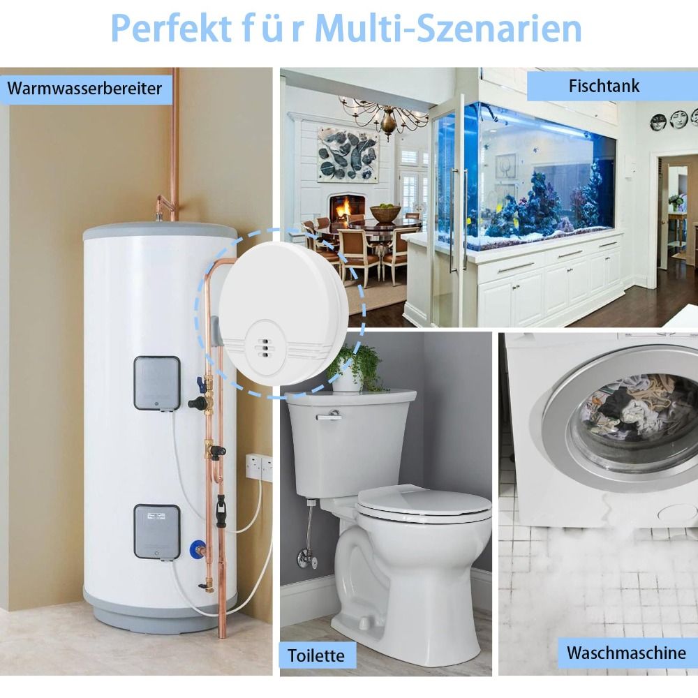 Water Alarm Sensor - جهاز إنذار تسرب المياه بمستشعر مزدوج