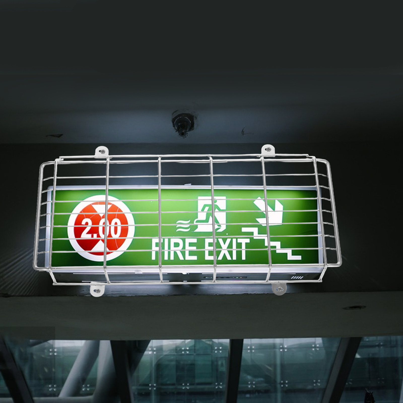 مجموعة واحدة من لافتات التحذير - مراجعة Emergency Exit Sign وسعره