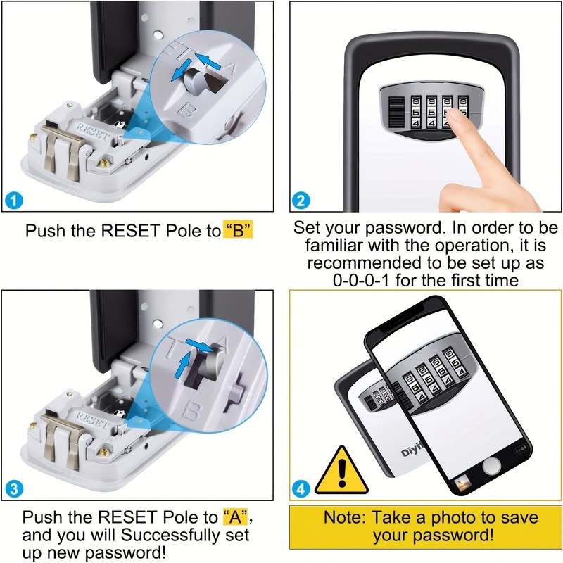 صندوق مفاتيح مركب يُثبت على ال - مراجعة Lockbox Key Secure وسعره