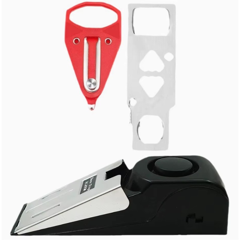 جهاز إنذار محمول مضاد للسرقة ل - مراجعة Door Stop Alarm وسعره