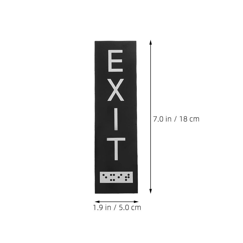لافتة خروج لاصقة من الأكريليك  - مراجعة Emergency Exit Sign وسعره