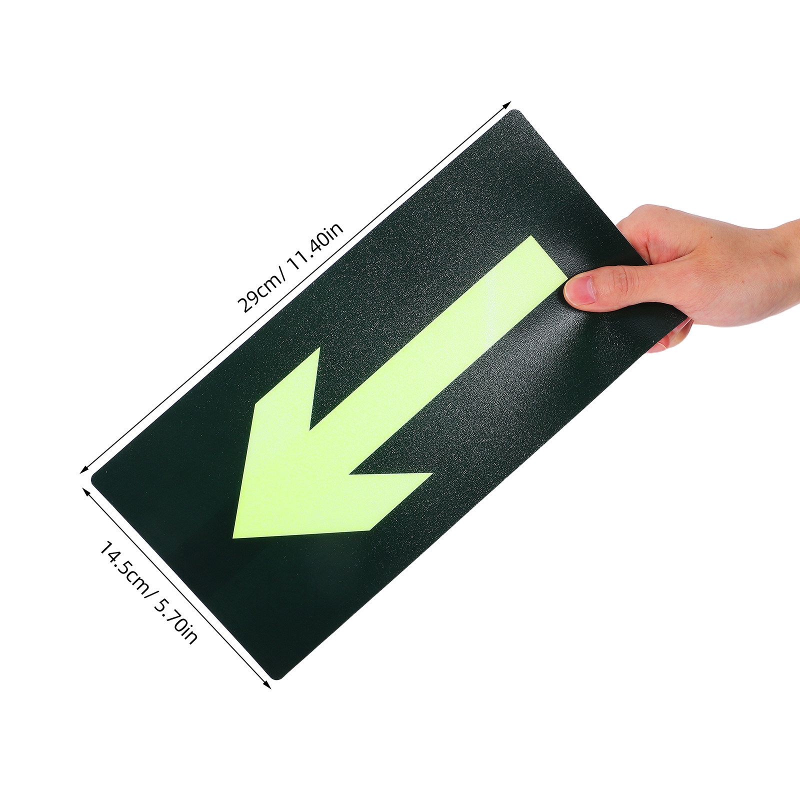 8 قطع من ملصقات الإرشاد المضيئ - مراجعة Emergency Exit Sign وسعره