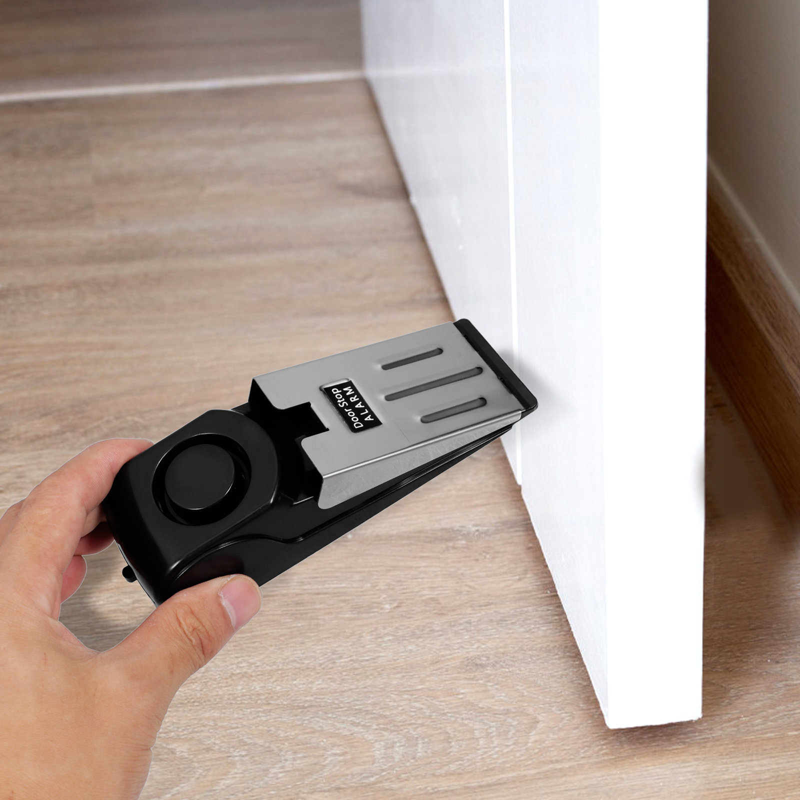 جهاز إنذار لمنع فتح الباب بقوة - مراجعة Door Stop Alarm وسعره