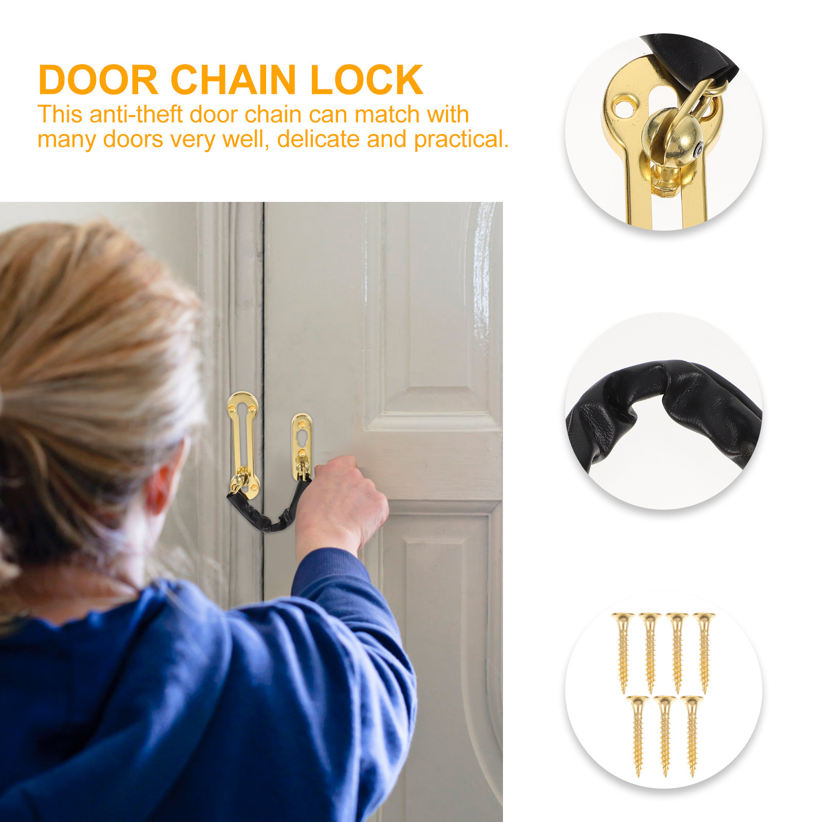 قفل سلسلة باب من الفولاذ المقا - مراجعة Security Chain Door وسعره