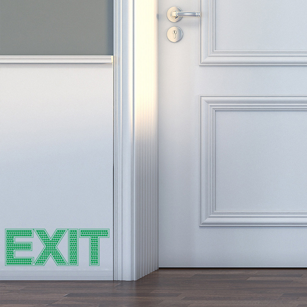 ملصق حائط للخروج، لافتة أمان ط - مراجعة Emergency Exit Sign وسعره