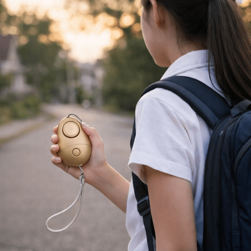 جهاز إنذار شخصي مضاد للضياع بص - مراجعة Personal Alarm Keychain وسعره